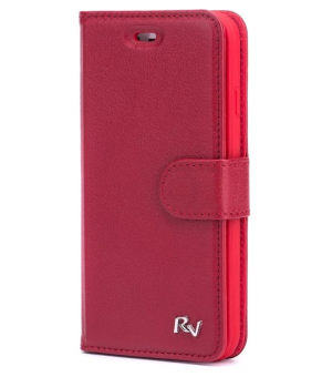Rico Vitello Genuine Leather Wallet Samsung S6 Edge - Red 